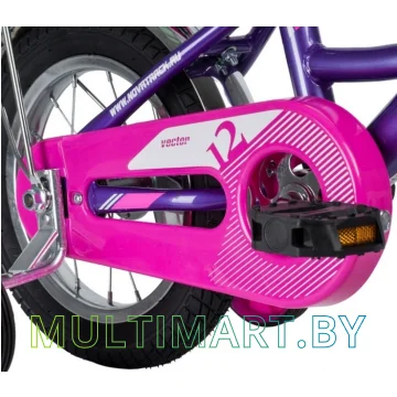 Детский велосипед Novatrack Vector 123VECTOR.LC20 (фиолетовый/розовый, 2020) картинка 5